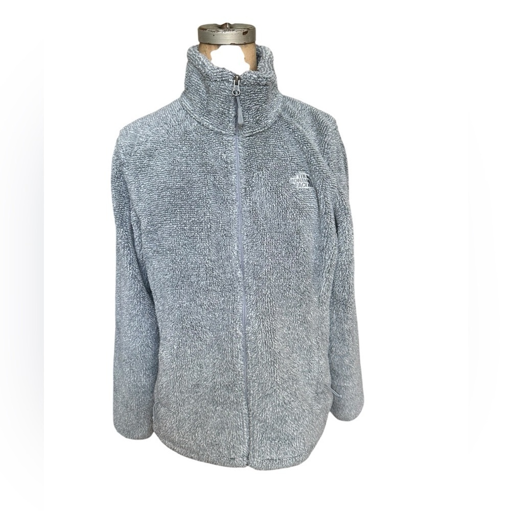 The North Face Women’s Full Zip Fleece Jacket Size L Gray Gorpcore Athleisure